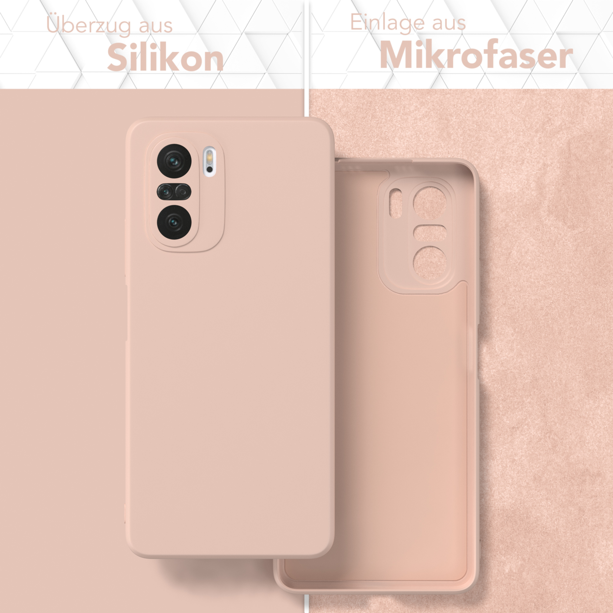 Matt, Silikon EAZY CASE / Backcover, Altrosa TPU Mi 11i, Xiaomi, Handycase Rosa