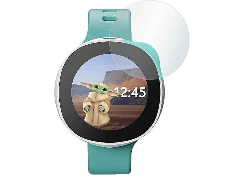 SLABO 4 x Crystal Clear Displayschutz(für Vodafone Neo Kids Watch) | Smartwatch Schutzfolien & Gläser