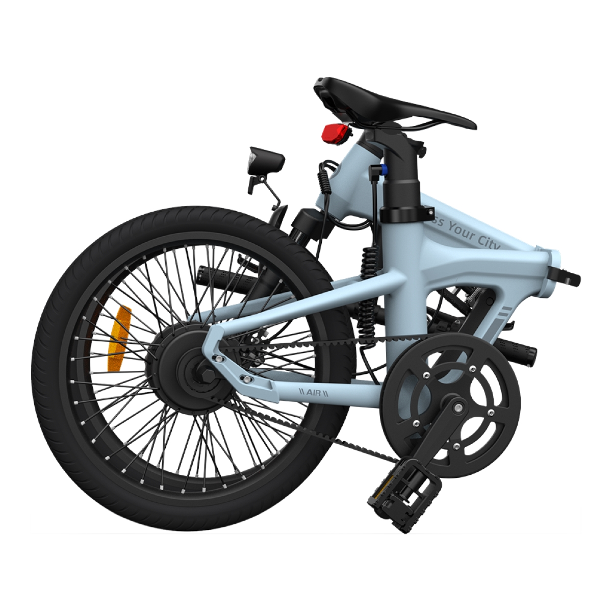 ADO AIR20S Citybike Zoll, Blau) 20 345Wh, (Laufradgröße: Unisex-Rad