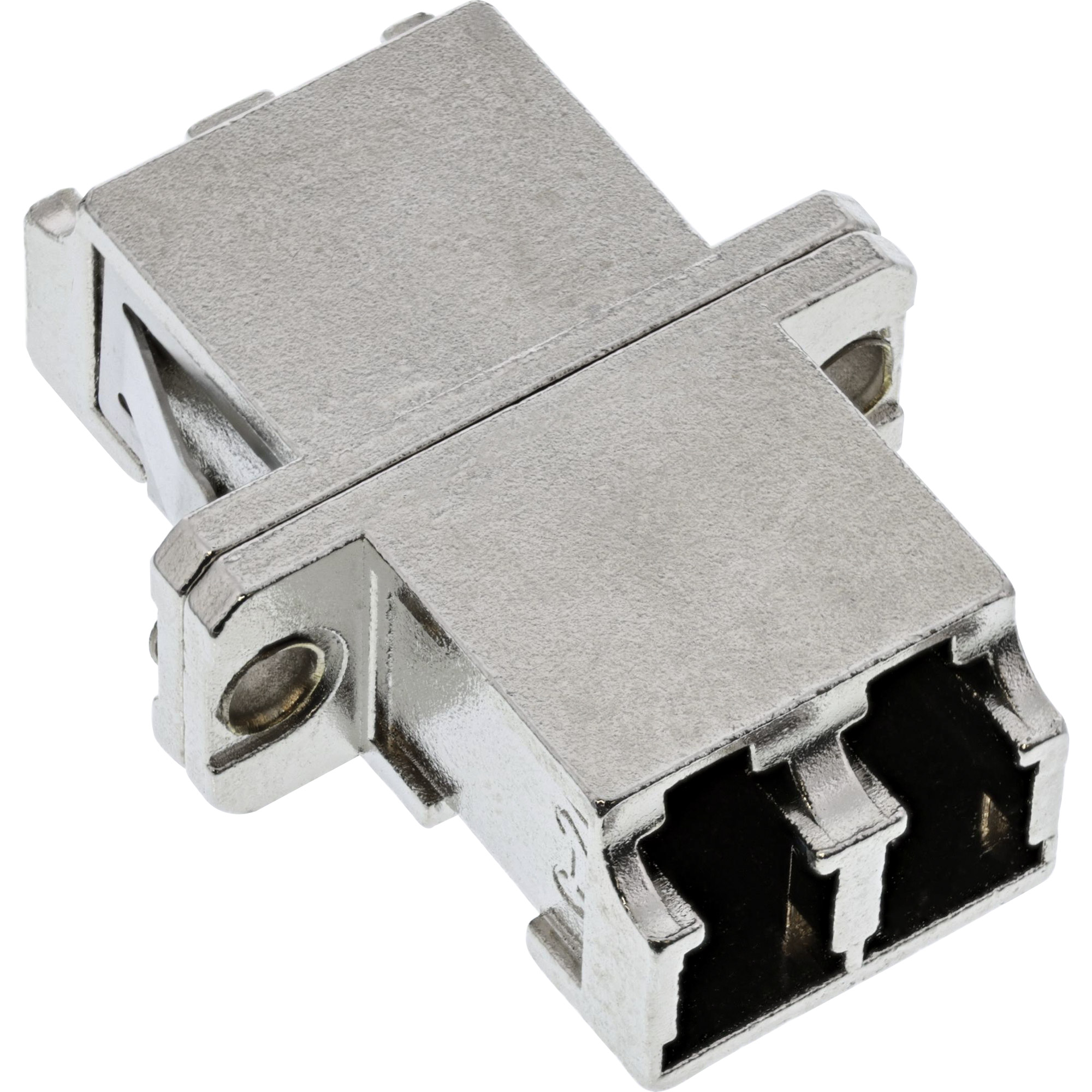 LWL LC/LC, LWL LWL Einbau zum singlemode, INLINE Duplex InLine® Metall-Kupplung, Patchkabel