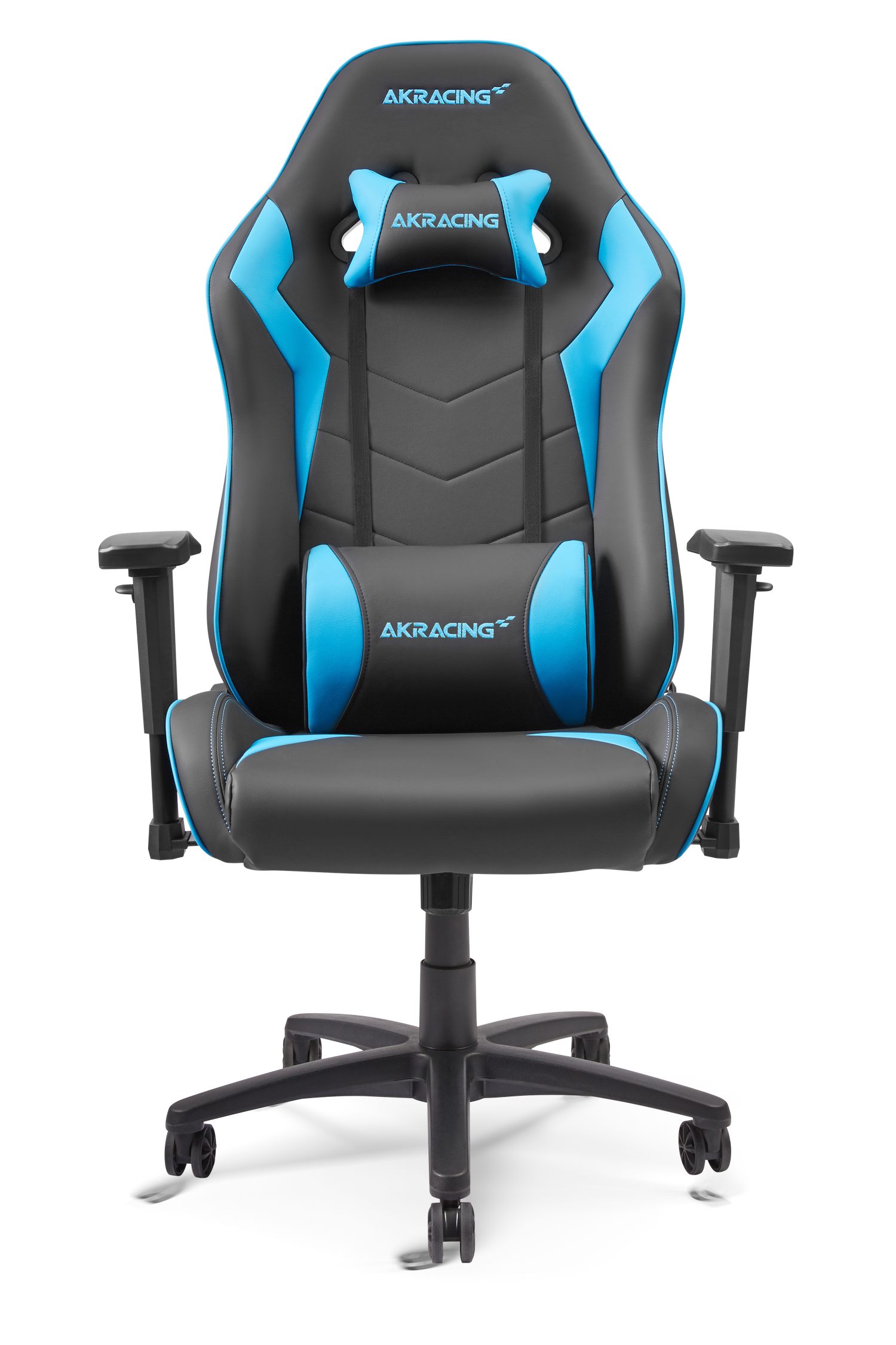 black Gaming-Stuhl, schwarz/blau SX AKRACING blue Core