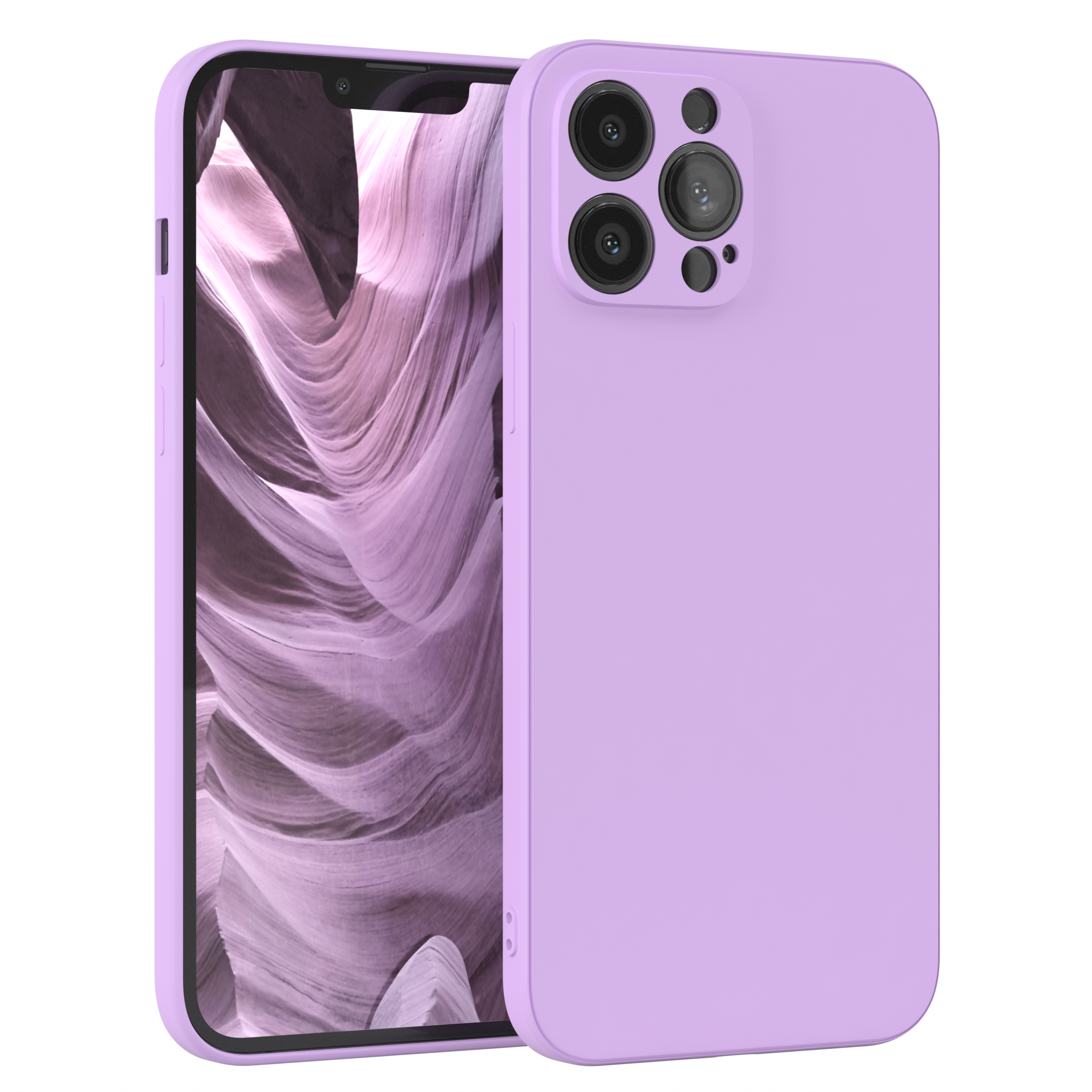 Lavendel Backcover, Handycase Silikon TPU Max, iPhone Apple, Matt, Lila EAZY Pro 13 CASE
