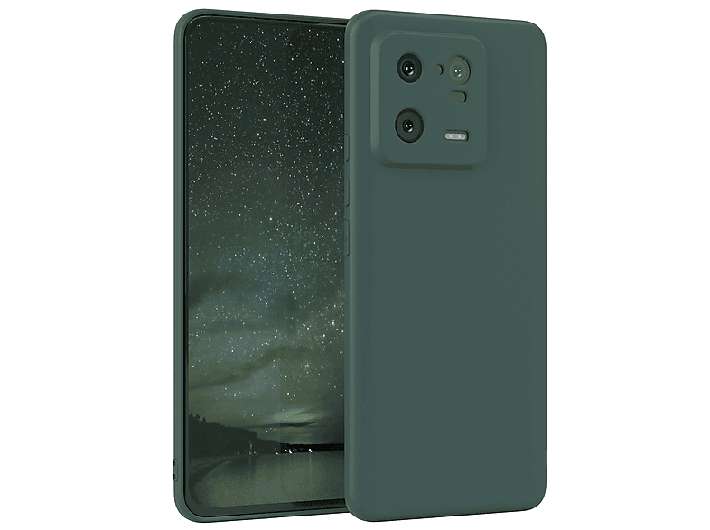 EAZY CASE TPU Silikon Handycase 13 Nachtgrün Matt, Xiaomi, / Grün Pro, Backcover