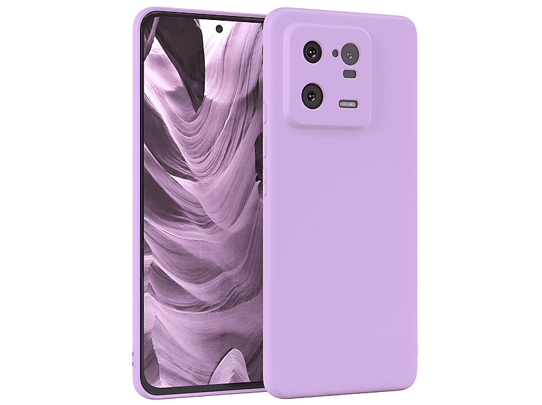 EAZY CASE TPU Silikon Handycase Lila Lavendel Xiaomi, Matt, 13 Backcover, Pro