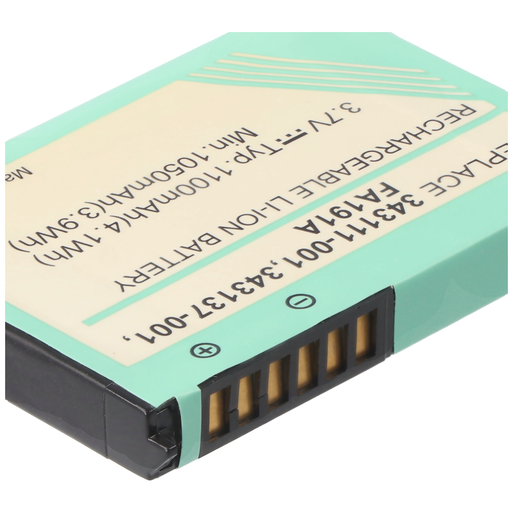 ACCUCELL Akku Pocket Li-Ion MP3-Akku, N520 - Fujitsu-Siemens für mAh Lithium-Ionen LOOX 1000 passend