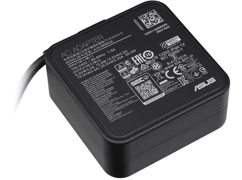 ASUS Original Netzteil 65 Watt – Adapter Für Notebooks, EU-Stecker