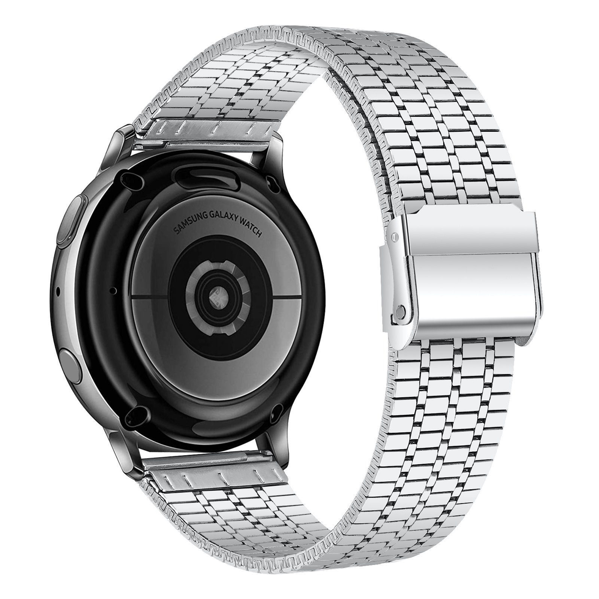 DIIDA Smartwatch-Armband Smartwatch-Armband,Watch Band,Armband,Geeignet für Samsung, Armbänder, 20mm, Smartwatch Watch, Silber Watch Galaxy