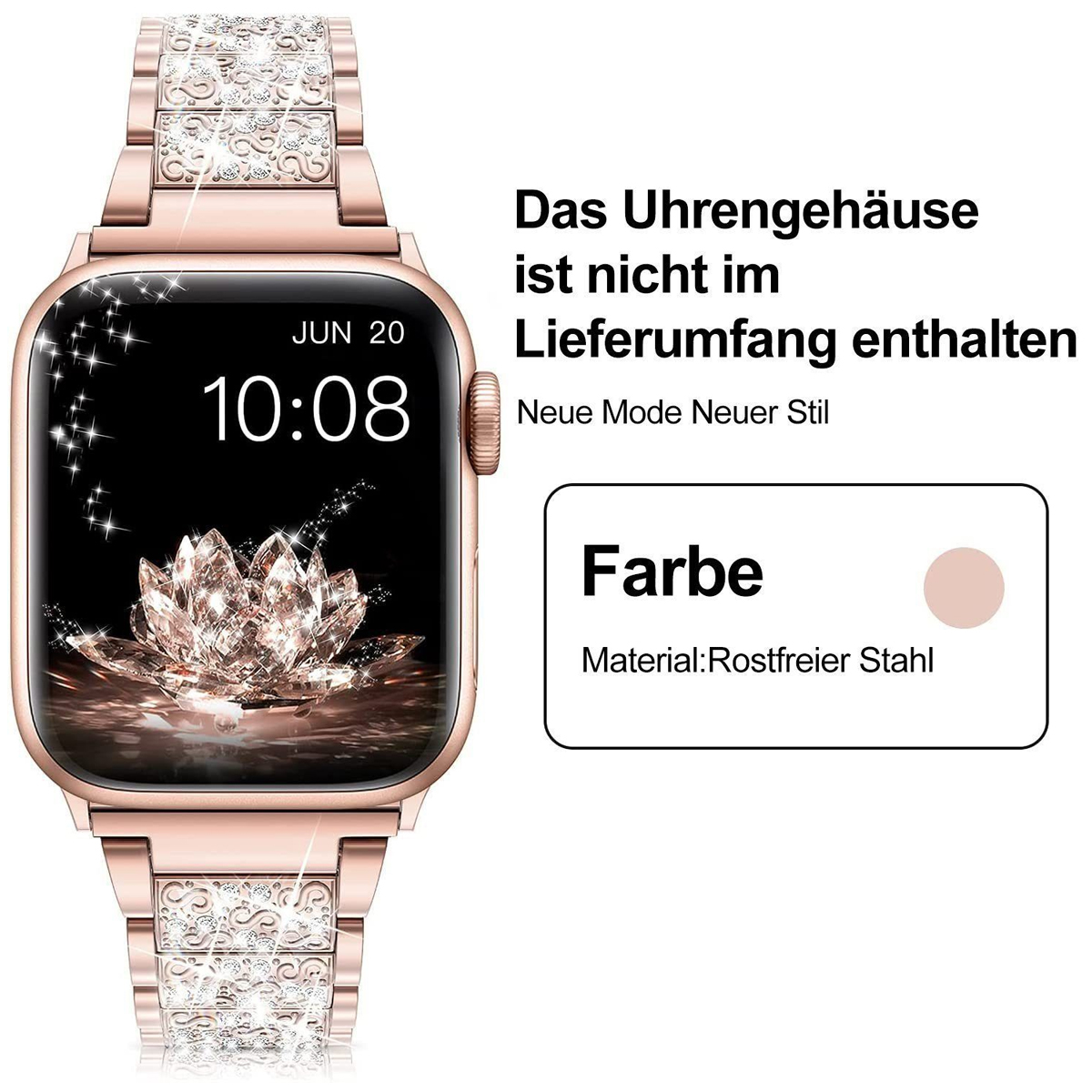 NAXSIR 38/40/41mm ,für iwatch1-9 Generation SE, Smartwatch - Main Image
