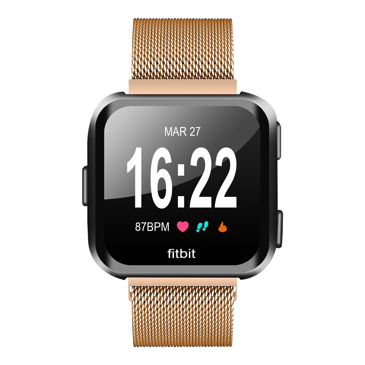 DIIDA Smartwatch-Armband, Uhrenarmbänder, Armbänder, für 2 Versa / 18mm, SE, Watch Fitbit, Smartwatch Versa Roségold /Lite/ Fitbit