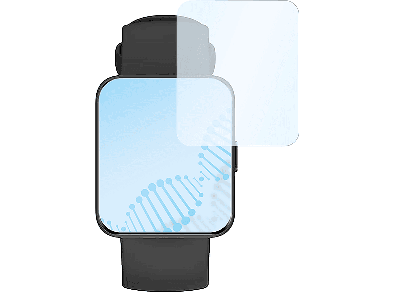 SLABO antibakteriell flexibles Hybridglas Displayschutz(für Xiaomi Redmi Watch 2 Lite)