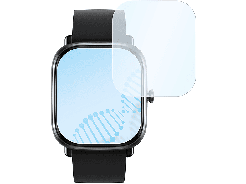 SLABO antibakteriell flexibles Hybridglas Displayschutz(für Amazfit GTS 2 Mini)