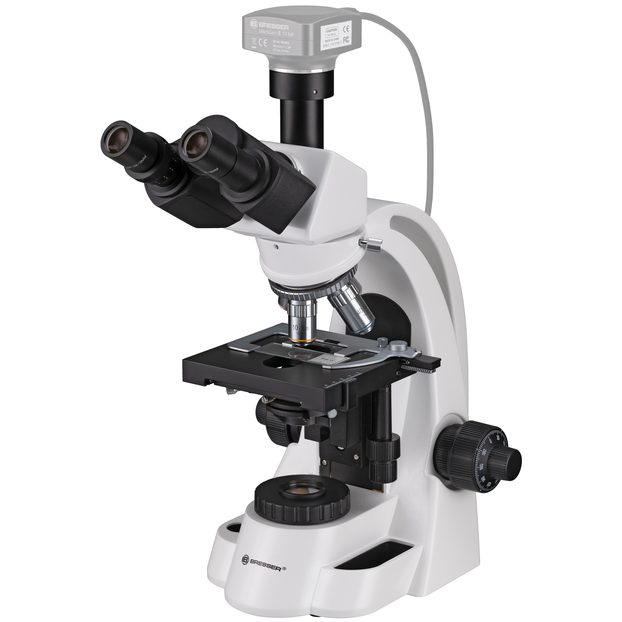 BRESSER Mikroskop Trinokulares 40-1000x Bioscience