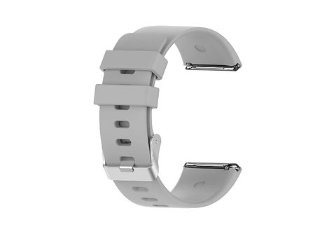 Fitbit Fitbit, MediaMarkt Uhrenarmband,Watchband, Watch Smartwatch 22mm, Versa/2/Lite, Smartwatch-Armband DIIDA Für Silikon, | grau Armbänder,