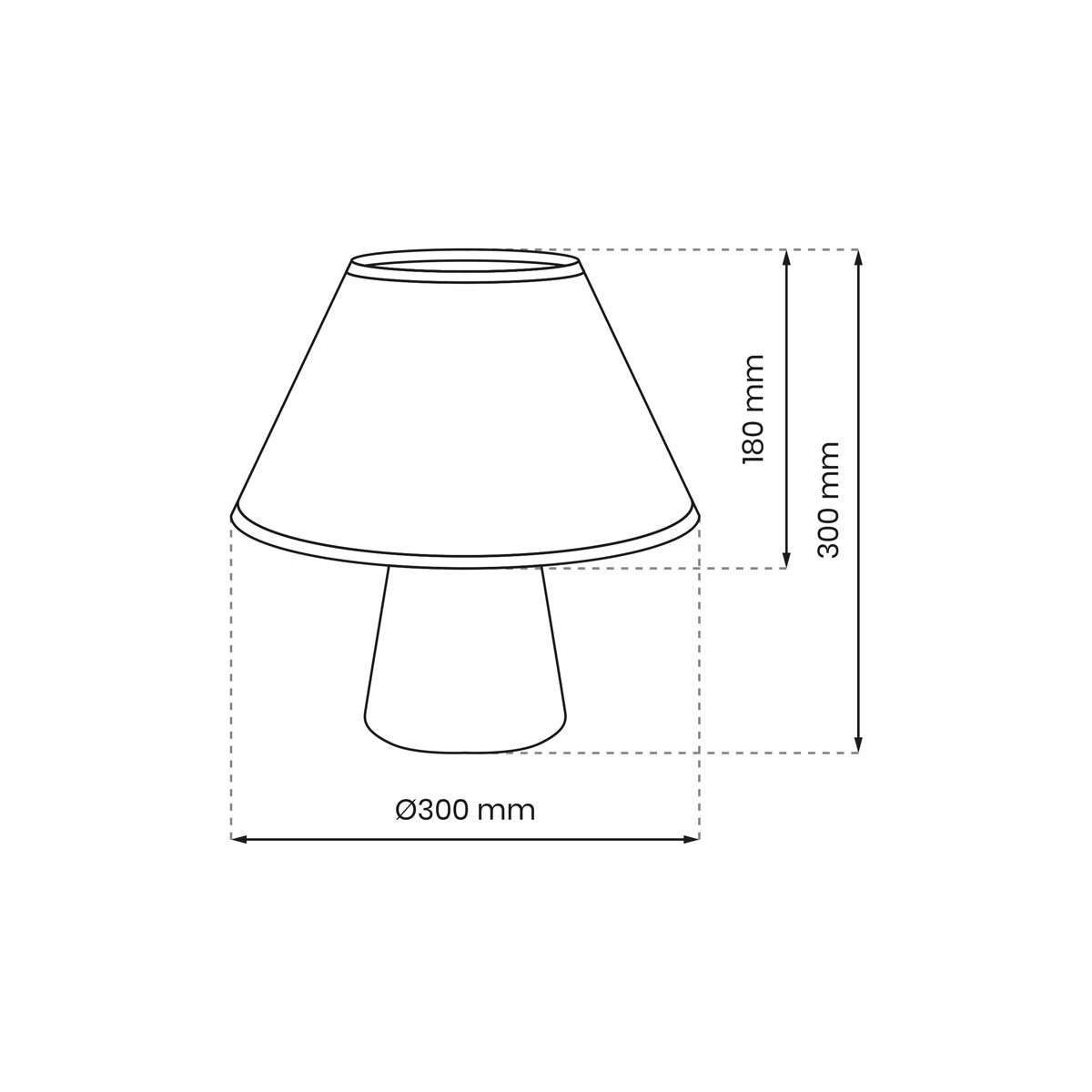 E27 & blau gold KIOM cm x 30 11182 30 Biloxi Tischleuchte