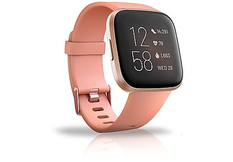 DIIDA Smartwatch Uhrenarmband, Watchband, Armband, Für Fitbit Versa/2/Lite,  Silikon, 22 mm, Smartwatch Armbänder, Fitbit, Watch 22mm, Rosa | MediaMarkt | Uhrenarmbänder