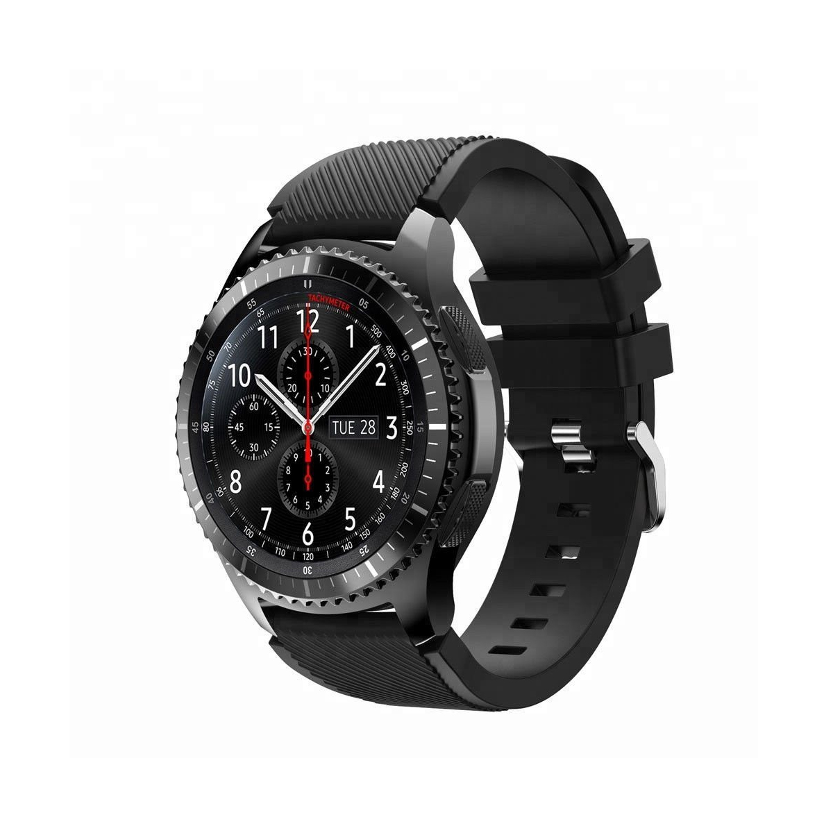 Uhrenarmband,Watch Watch 22mm, Schwarz Smartwatch-Armband DIIDA Smartwatch Armbänder, Samsung, Band,Armband,Uhrenarmbänder,