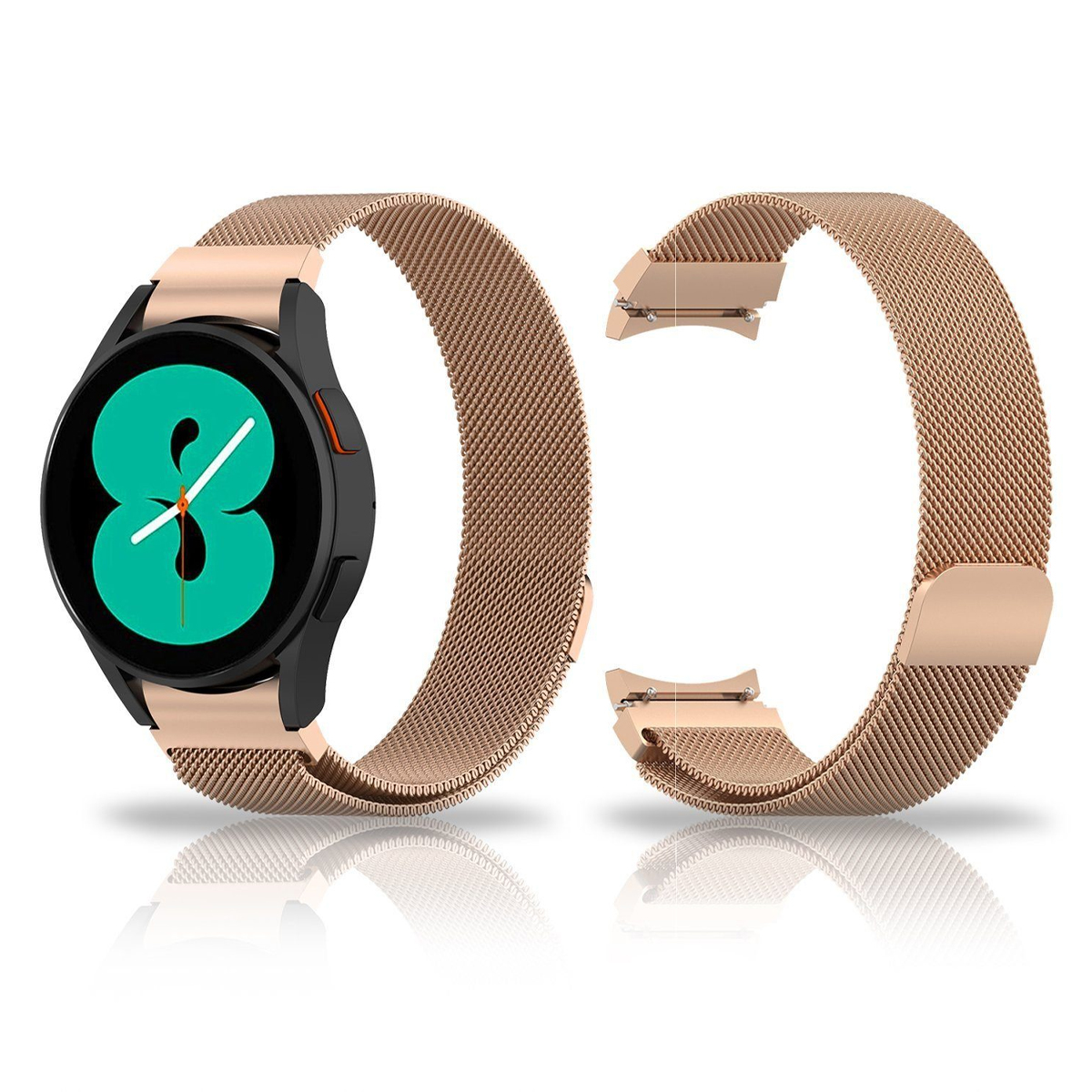 Band,für DIIDA Roségold Samsung Uhrenarmband,Watch Smartwatch Armbänder, Watch Galaxy Watch5/4, 20mm, Samsung, Smartwatch