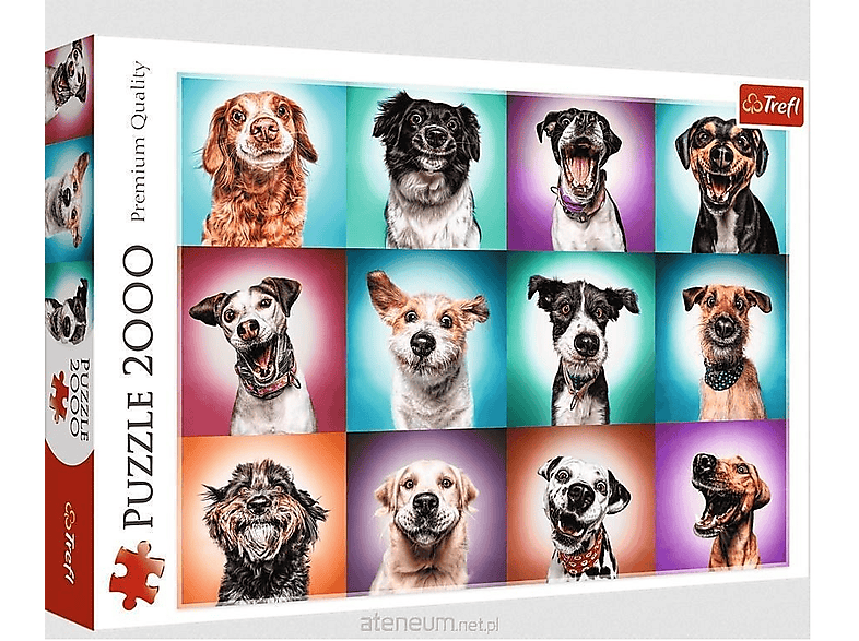 TREFL Puzzle Portraits Lustige Hunde
