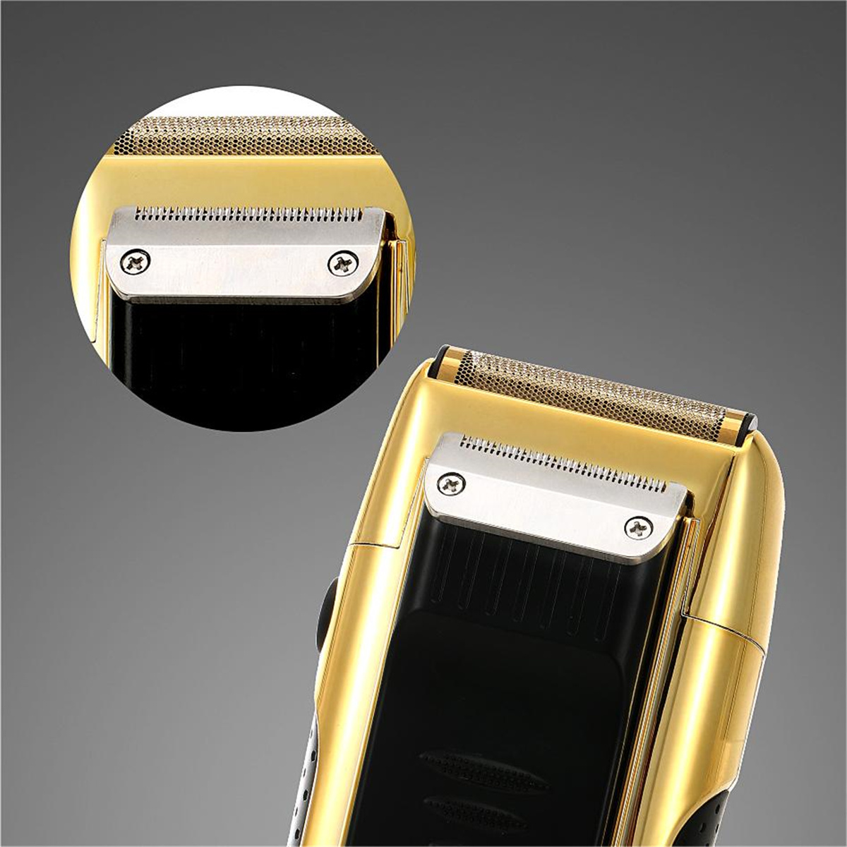 Bald Razor Pusher Oil Silver Bartschneider Head Digital Electric Hairdresser Reciprocating SHAOKE Razor