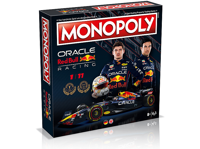 WINNING MOVES Monopoly - Red Bull Racing (deutsch/englisch) Brettspiel
