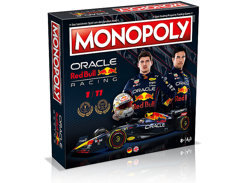 WINNING MOVES Monopoly Red Bull Racing (deutsch/englisch) Brettspiel