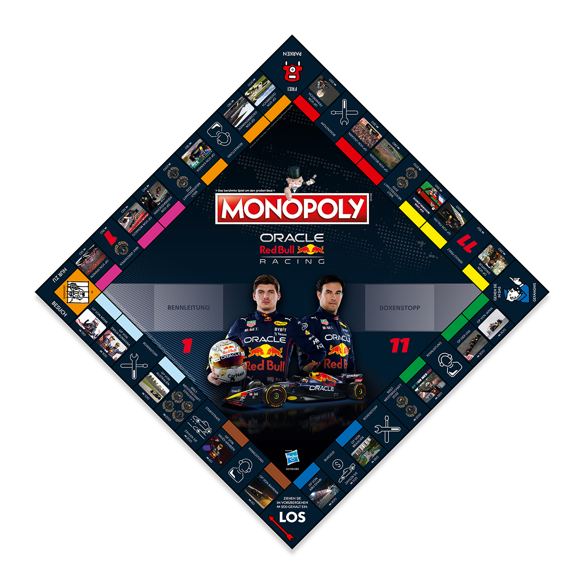- Bull (deutsch/englisch) Racing Monopoly Red Brettspiel WINNING MOVES
