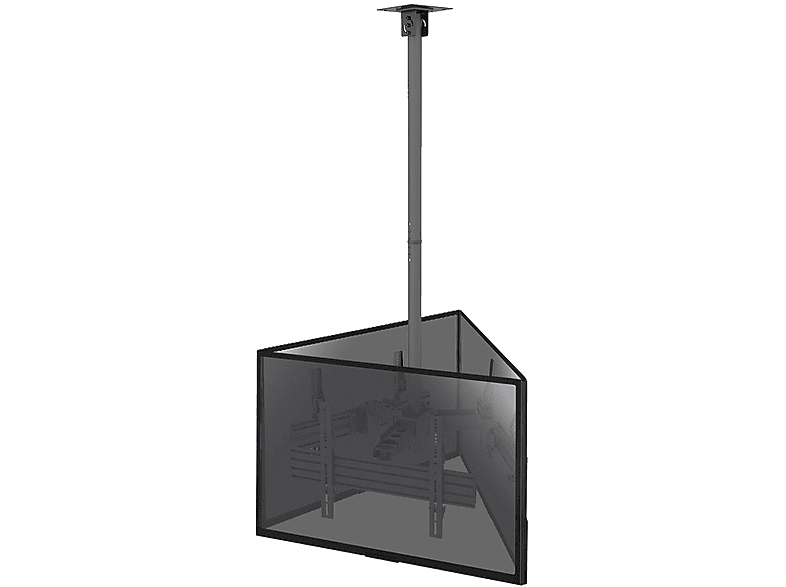 Soporte TV con brazo - KIMEX 014-6013 Soporte de techo para 3 pantallas 50"-75"