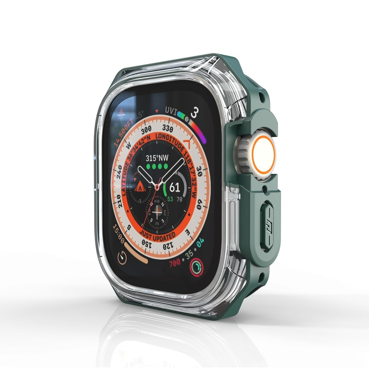 Ultra Design 1 2 Shockproof Watch Apple 49mm) Hülle + WIGENTO Smartwatchhülle(für