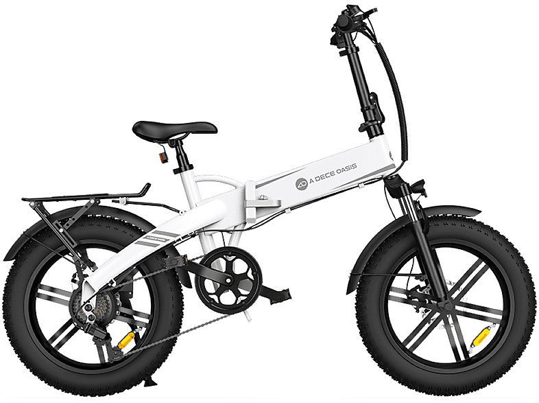 ADO A20F XE Citybike (Laufradgröße: 20 Zoll, Unisex-Rad, 374Wh, Weiss)