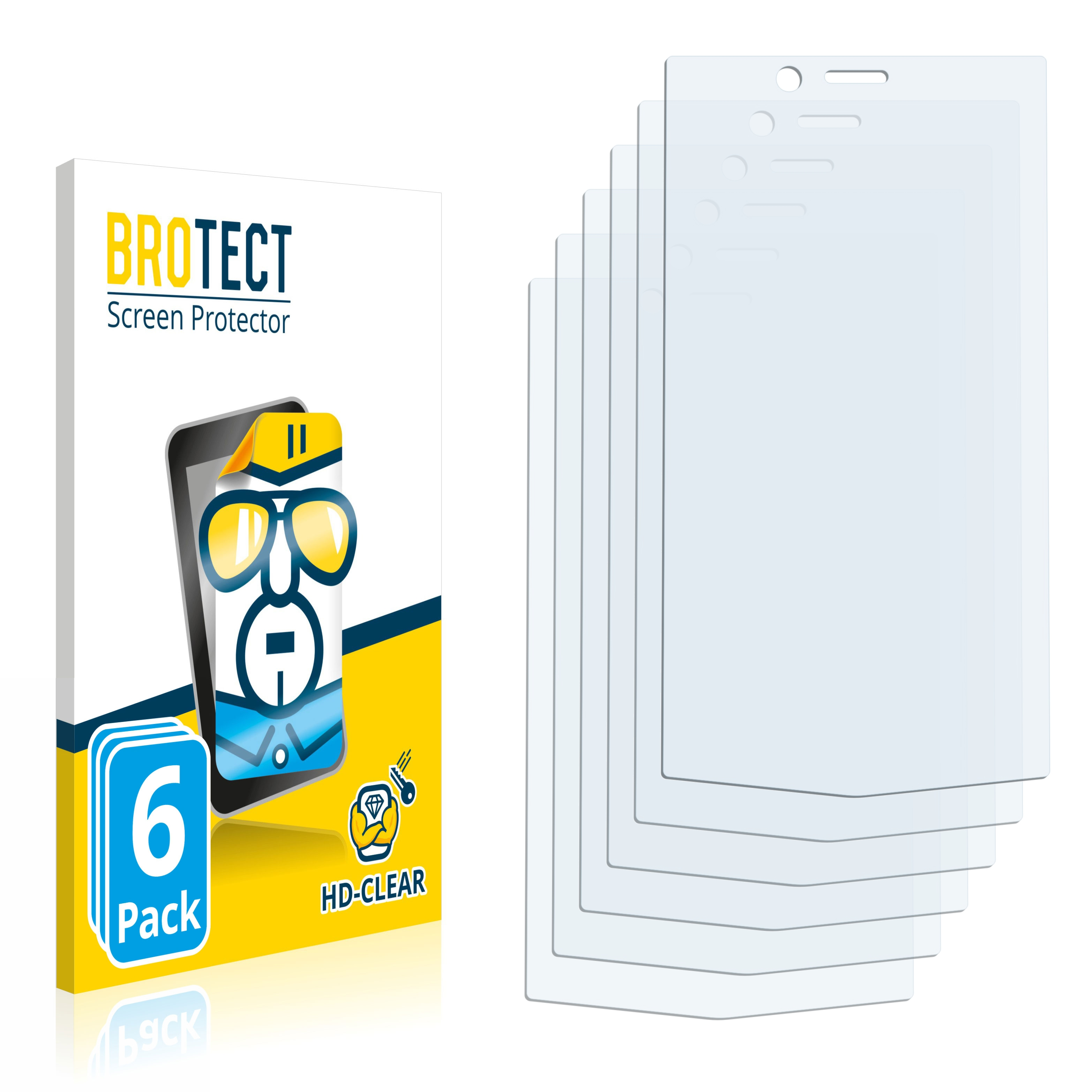 BROTECT 6x klare Schutzfolie(für Hi-Target GIS) Qmini A10