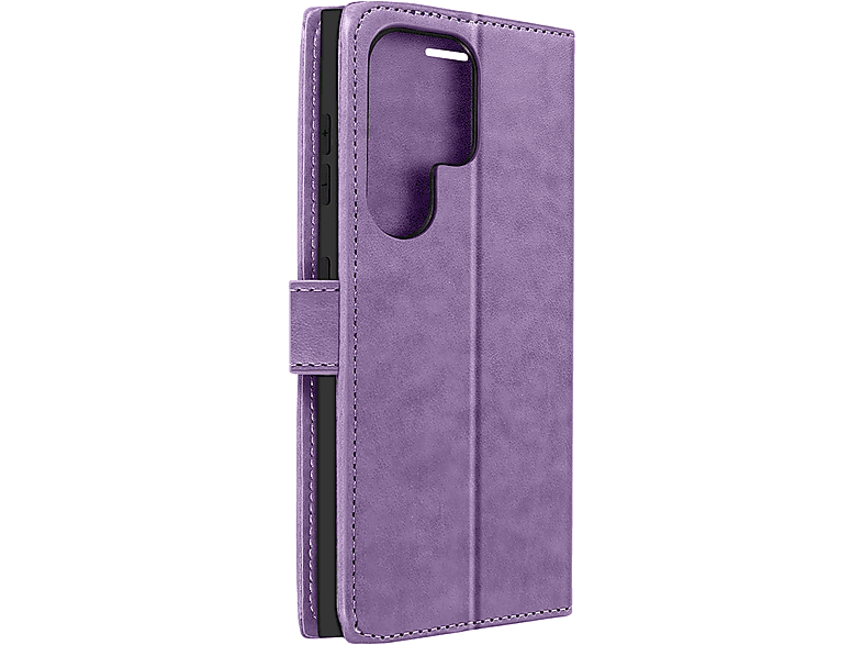 AVIZAR Mezman Series, Galaxy Bookcover, Samsung, S23 Ultra, Violett