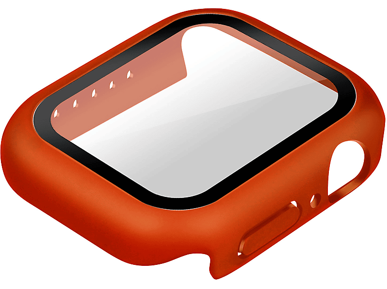Series Schutzhülle Full Apple, AVIZAR Apple 7, Orange Cover, Watch Bilschirmschutz, mit