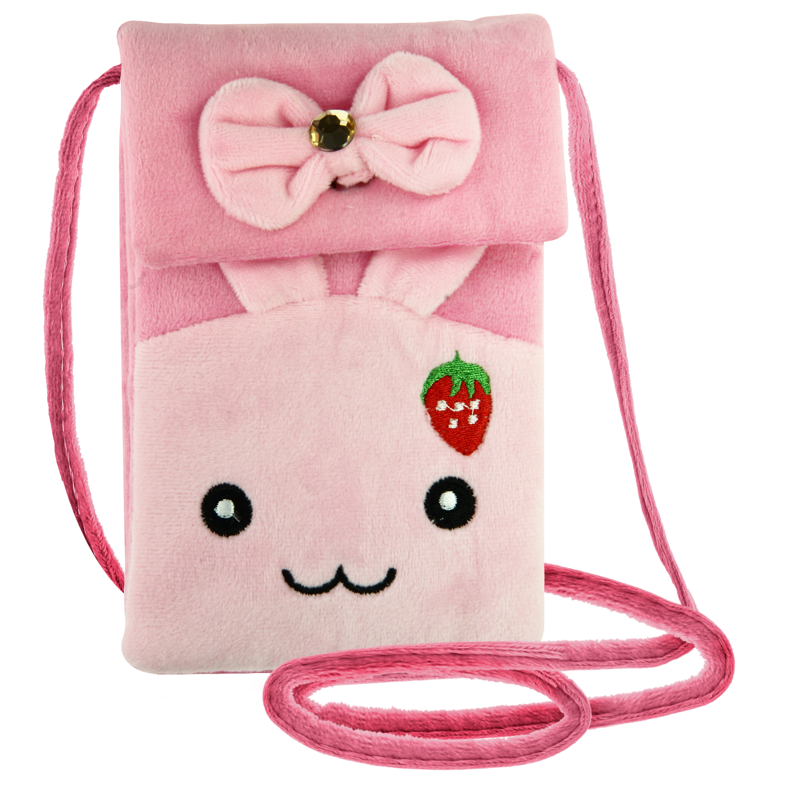 Umhängetasche, AVIZAR Universal, Series, Kawaii-Design Slim, Rosa Universal,