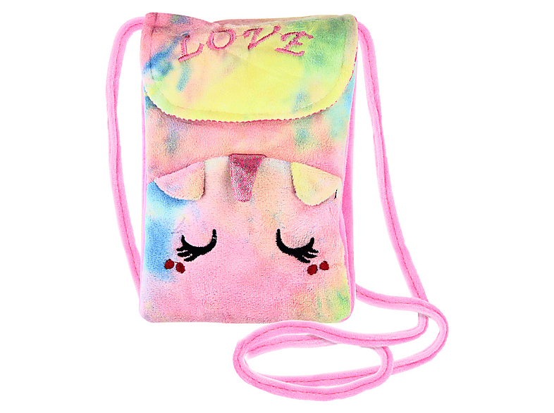 Kawaii Erdbeerbär Umhängetasche - Süße Plüschtasche Für Mädchen & Teenager