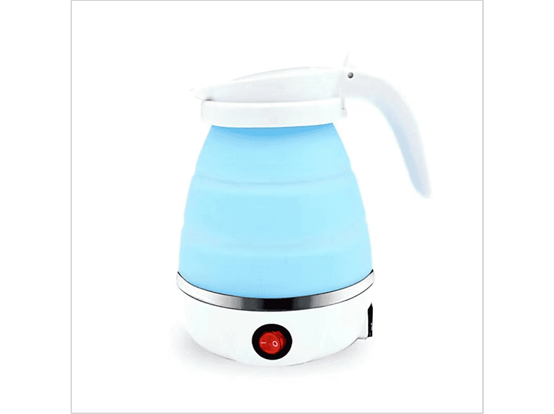 Wasserkocher Zusammenklappbarer FEI Mini-Wasserkocher Wasserkocher, Edelstahl Elektrischer Blau 304 Blau Wasserkocher