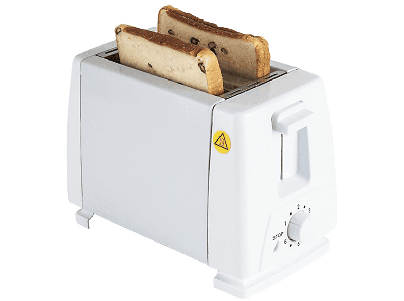 FEI Brotbackautomat 220V Weiß Toaster Toaster Frühstück Sandwich Maker Toaster Weiß (750 Watt, Schlitze: 2)