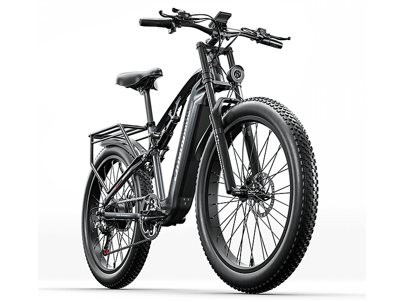 grau) MX05 Zoll, 840Wh, 26 Tragfähigkeit Unisex-Rad, Citybike SHENGMILO (Laufradgröße: BAFANG-Motor, 1000W 200kg 48V
