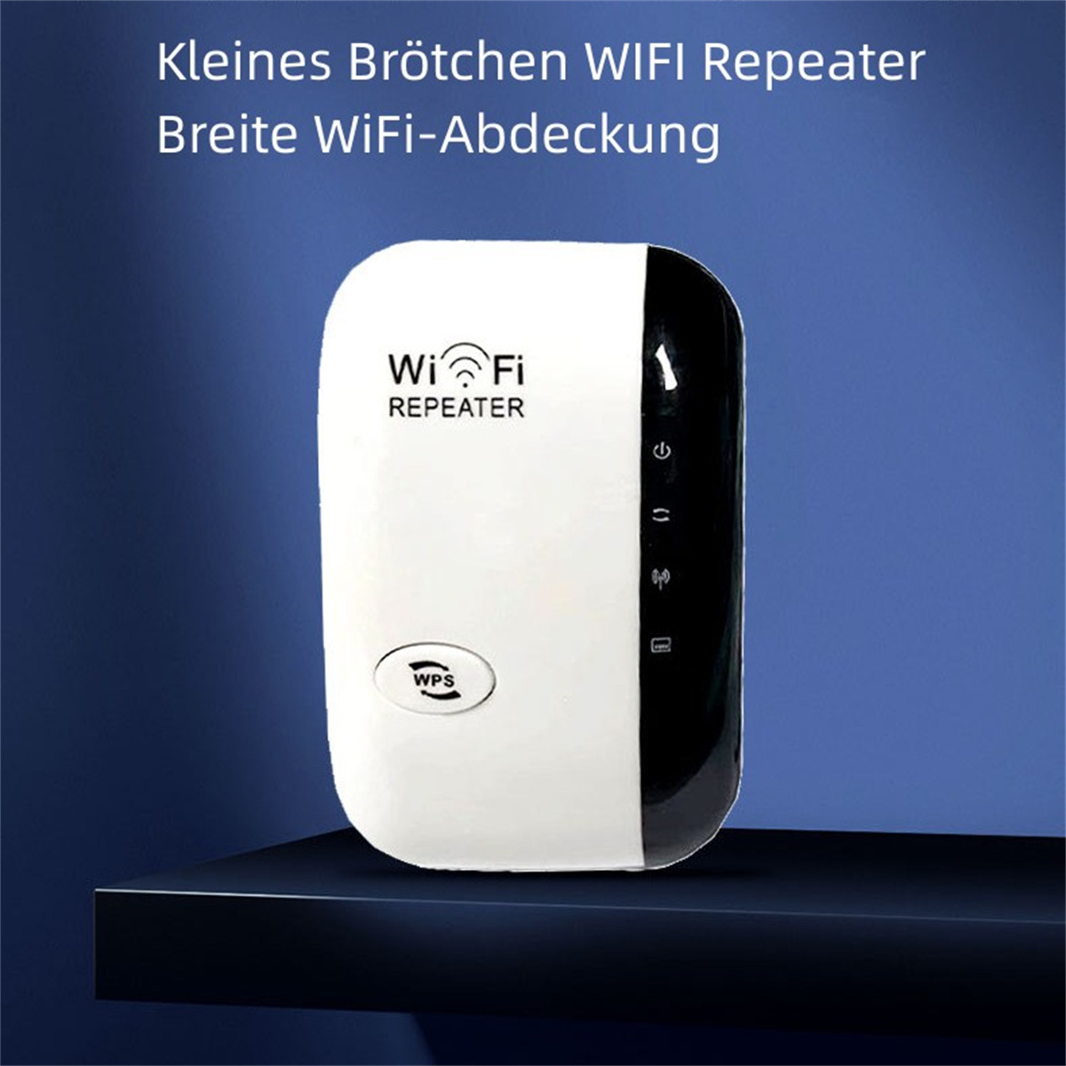 SHAOKE Repeater Small Expander Amplifier Network Router King WiFi Through White Bun Wall Wireless Signal