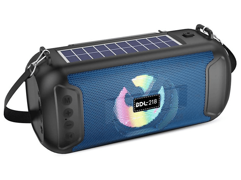 Radio Altavoz Bluetooth Con Carga Solar