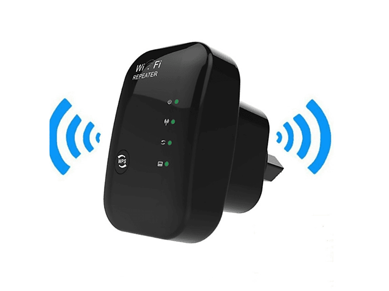 SHAOKE Repeater Small Bun Black WiFi Signal Expander Wireless Network Amplifier Through Wall King  Router