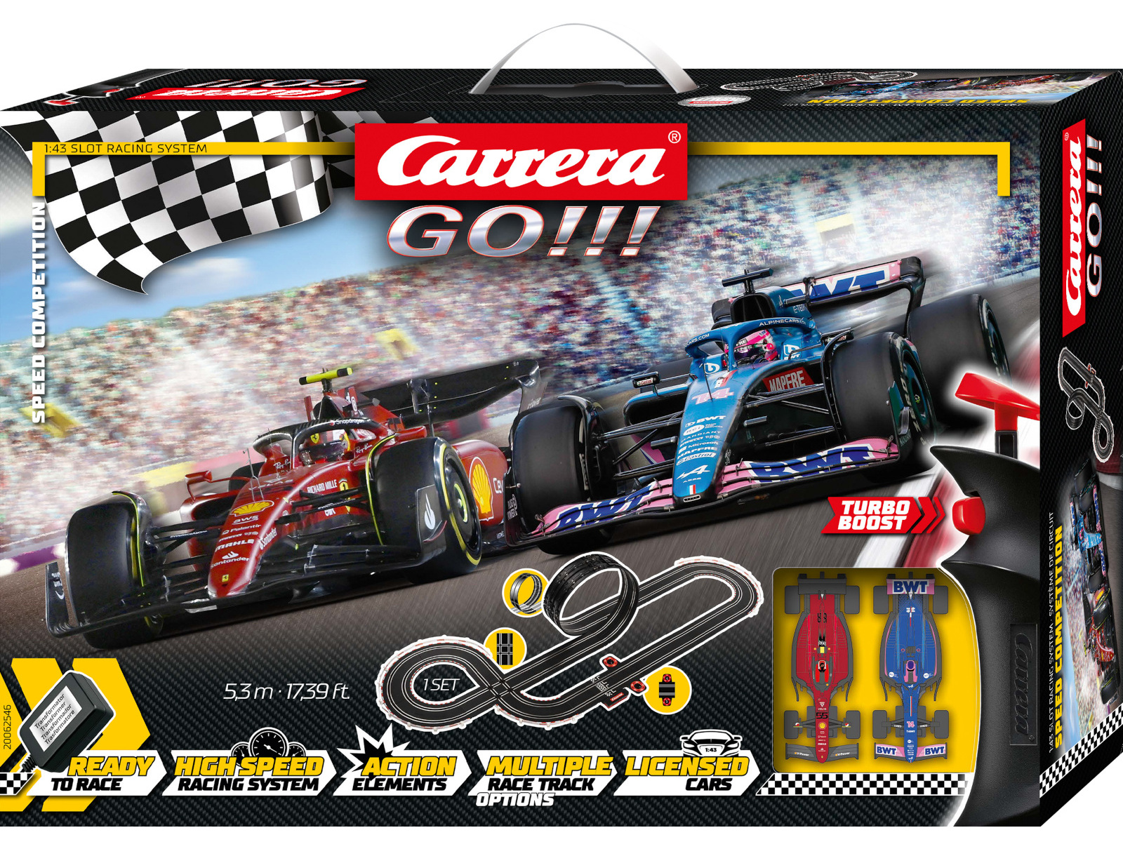 ab Speed Komplettset Formel Rennbahn Jahren 1 Komplettset Rennbahn Competition CARRERA 6