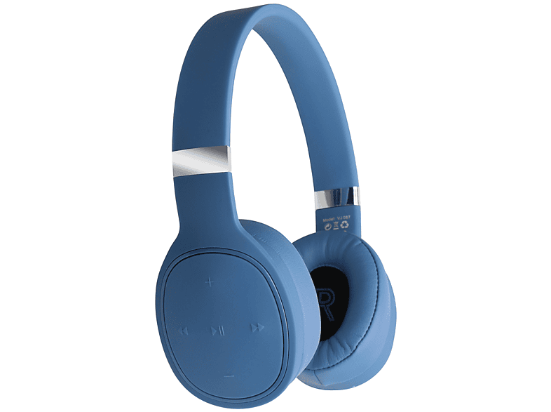 SYNTEK Kopfhörer Blau Stirnband Bluetooth Headset Ultra Long Life Wireless Music Running, Over-ear Bluetooth-Kopfhörer Bluetooth blau