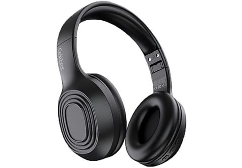 Auriculares inalámbrico  - Auriculares Bluetooth deportivos inalámbricos Micrófono plegable con cancelación de ruido y graves SYNTEK, Circumaurales, Bluetooth, negro