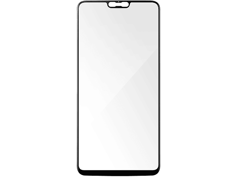 AVIZAR Gehärtetes Glas Schutzfolie mit OnePlus Rand Schwarz Glas-Folien(für 6) 9H OnePlus Härtegrad