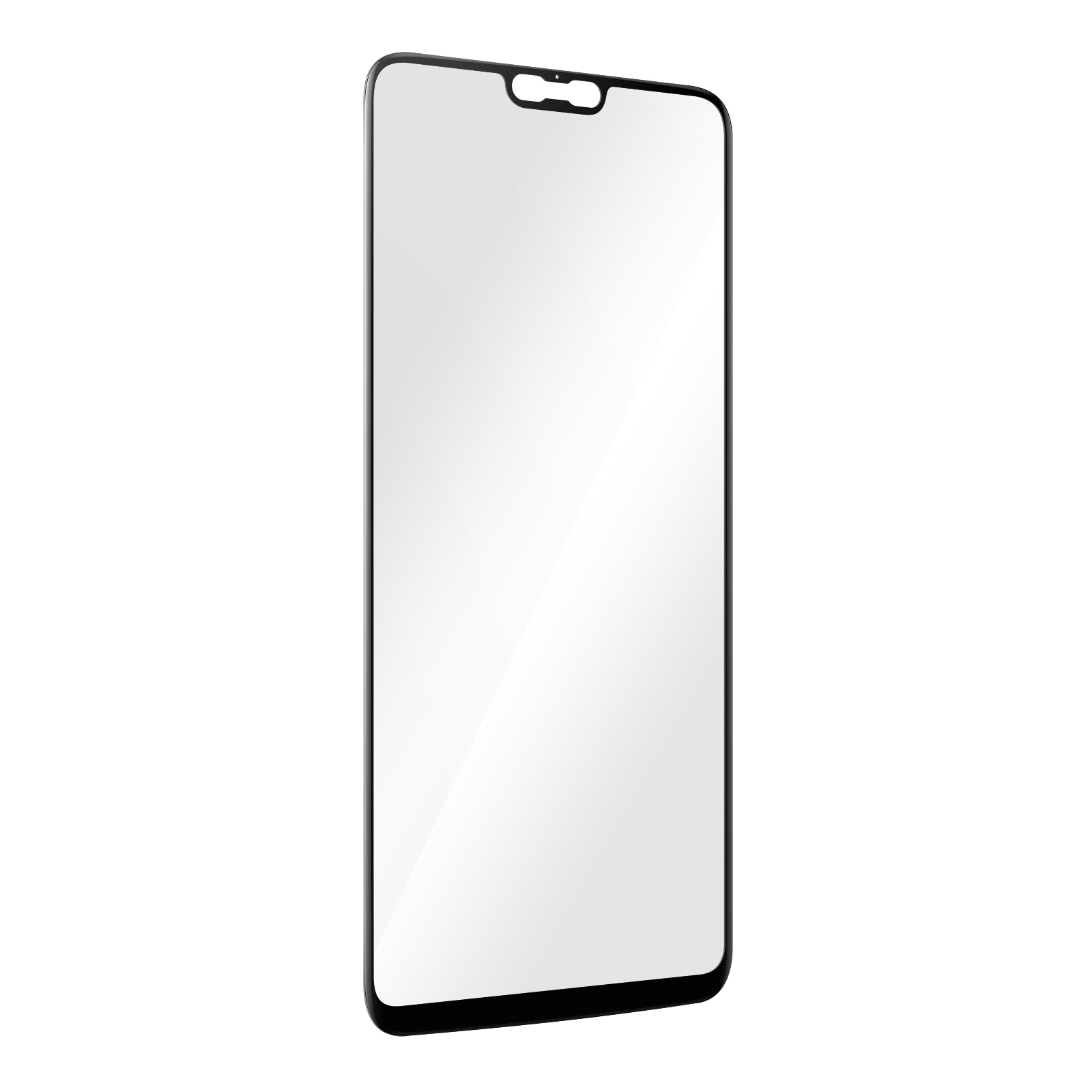 AVIZAR Gehärtetes 9H Schwarz mit Schutzfolie OnePlus OnePlus Rand Härtegrad, 6) Glas-Folien(für Glas