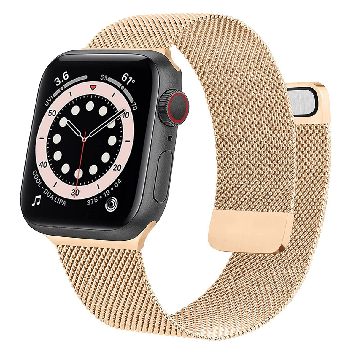 DIIDA Smartwatch-Armband Uhrenarmband,Watch Vintage-Gold Watch 38mm/40mm/41mm, Band,für Ersatzarmbänder, Apple Watch1-7, Apple