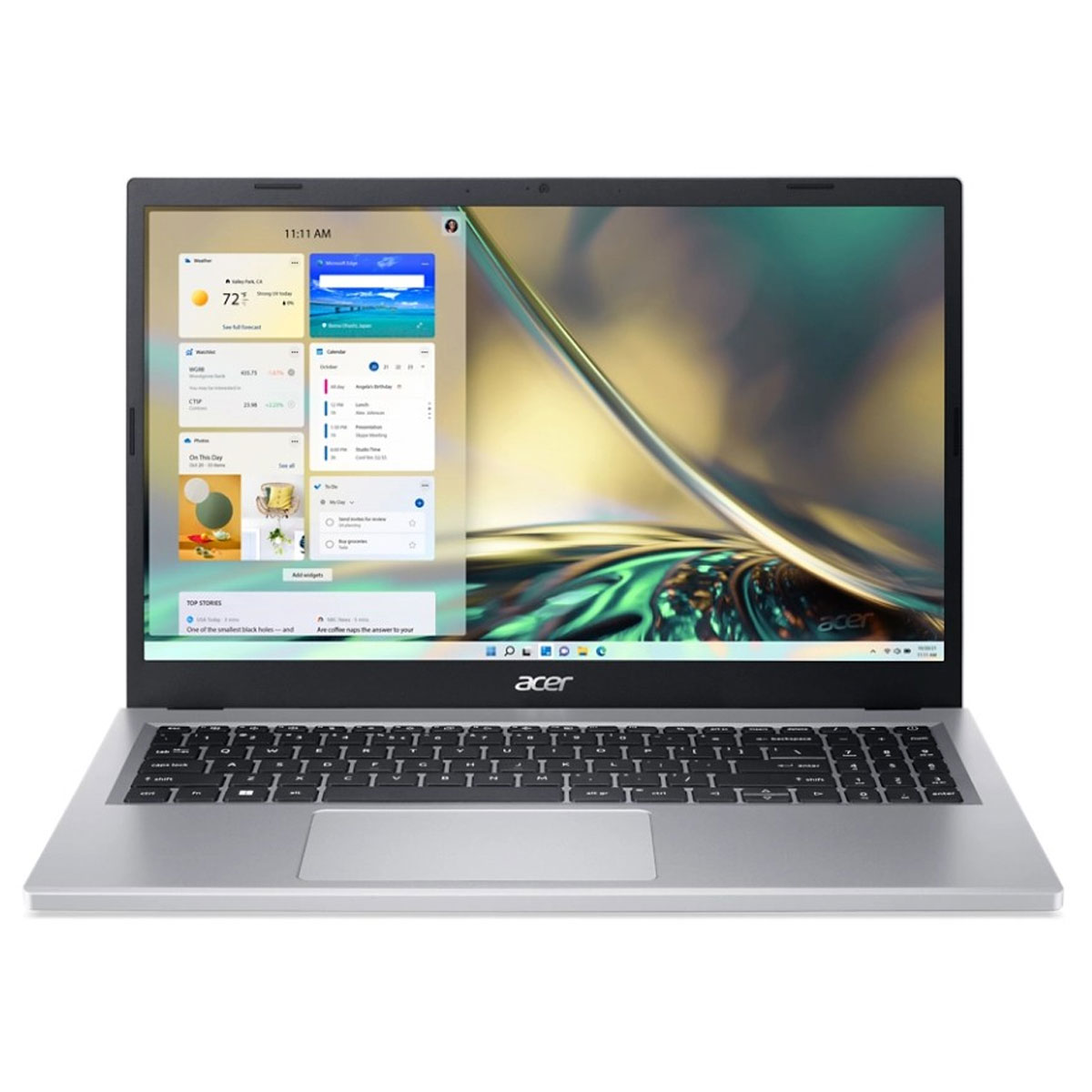 ACER NX.KDEEB.01E, Notebook mit GB AMD 1024 RAM, GB Silber Zoll Prozessor, 16 5 Ryzen™ 15,6 SSD, Display