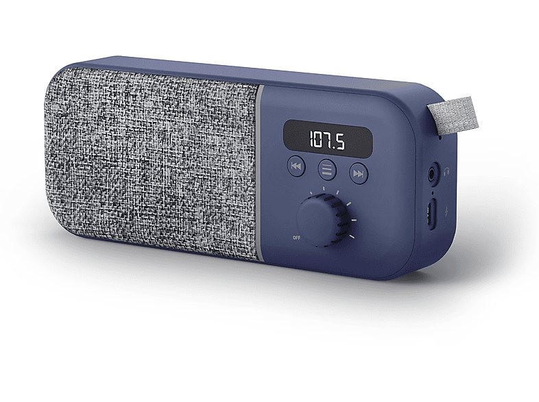 Radio internet - Radio Mini Portable Digital Display Senior Radio am fm  Recargable Radio Pequeña Puerto USB SYNTEK, gris