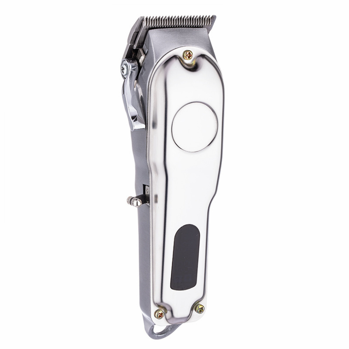 mit geräuschar 2000-mAh-Akku, Zubehör, wiederaufladbarer Haarschneider INF Haarschneider Silber