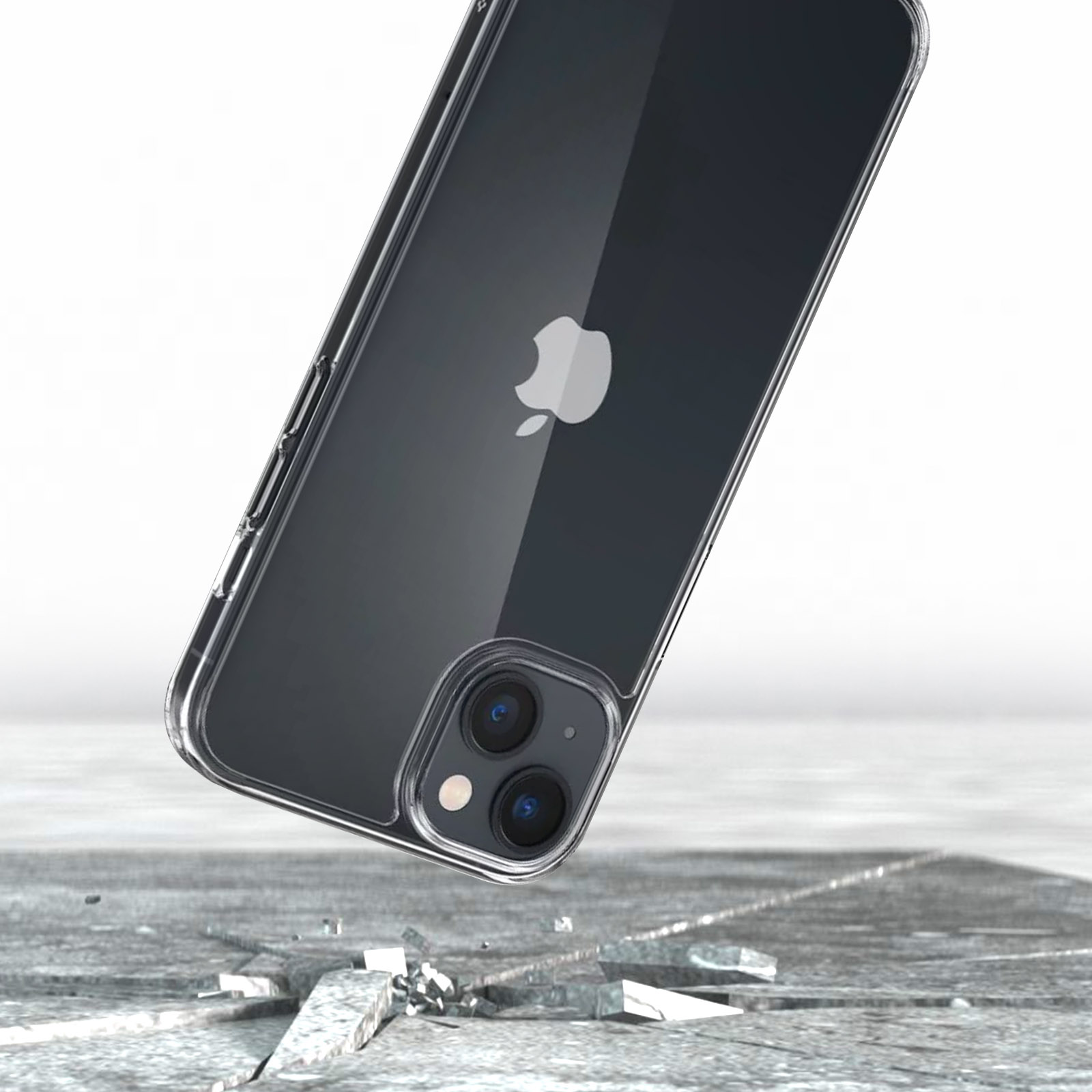 SPIGEN Air Plus, Hybrid Backcover, Apple, 14 Skin Series, Transparent iPhone